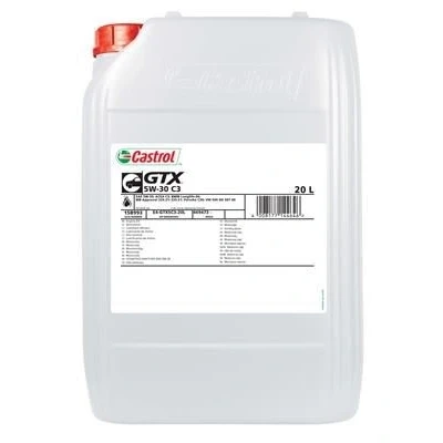 Imagem de Castrol GTX 5W 30 20l Óleo do motor 15DAFE BMW: 3 Sedan, Touring, 5 VOLKSWAGEN: Amarok Pick up, Golf 7 Variant, Passat B8 Variant