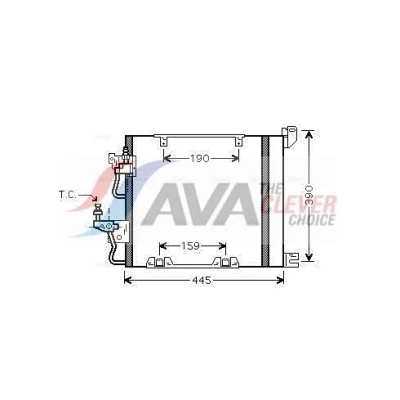 Imagem de PRASCO OL5368D Condensador com secador 11,5 Alumínio 360 OPEL: Astra H GTC, G Caravan, Hatchback
