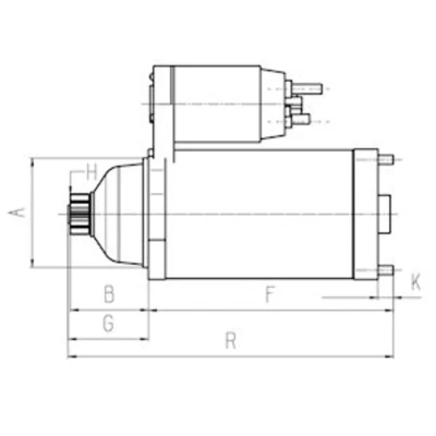 Imagem de Motor de arranque HC Cargo F 032 116 122