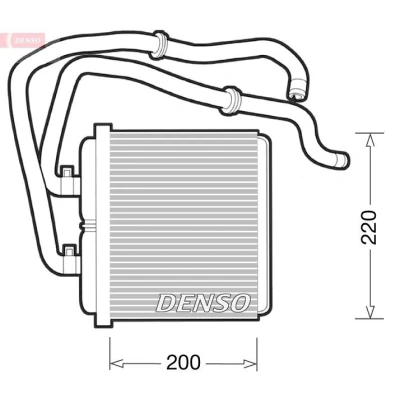 Imagem de DENSO DRR12003 Radiador Quente IVECO: DAILY 3