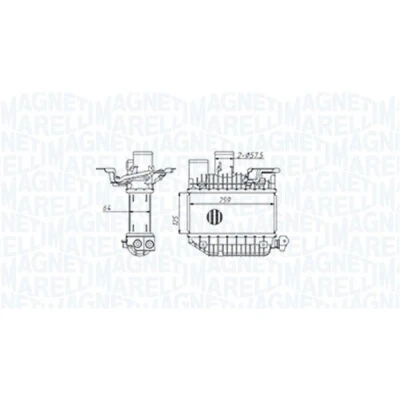 Imagem de MAGNETI MARELLI 351319205310 Intercooler TOYOTA: Avensis II Station Wagon