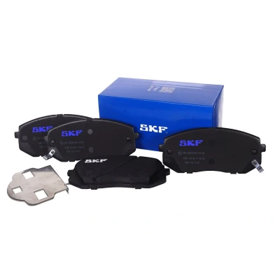 Imagem de SKF VKBP 80106 A Jogo de pastilhas para travão disco com avisador sonoro desgaste HYUNDAI: ix35, ix35 Van, KIA: Mohave / Borrego