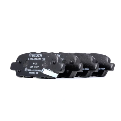 Imagem de BOSCH 0 986 494 861 Jogo de pastilhas para travão disco Baixo teor metálico com avisador sonoro desgaste SUZUKI: Grand Vitara 2 SUV