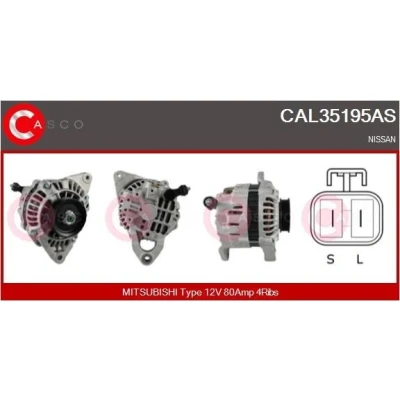 Imagem de CASCO CAL15336AS Alternador 12V 110A RENAULT: MEGANE 2 Kombi, 2, PEUGEOT: 308 I Hatchback