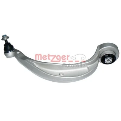 Imagem de METZGER 58007501 Braço de suspensão KIT + com articulação suspensão/guia Eixo dianteiro, lado esquerdo, em baixo, traseira transversal