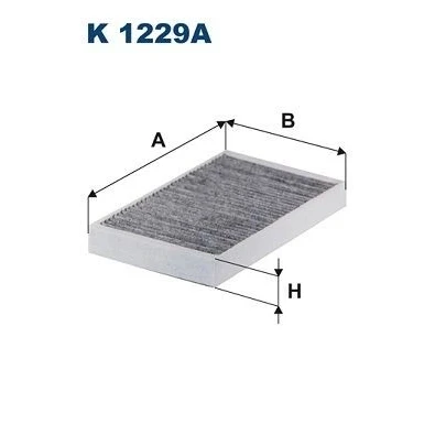 Imagem de FILTRON K 1229A Filtro, ar do habitáculo Filtro de carvão ativado 253 154 31