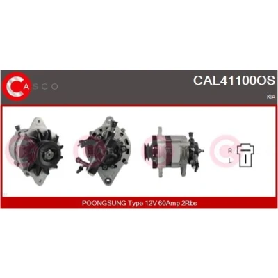 Imagem de CASCO CAL35104AS Alternador 12V 75A RENAULT: CLIO 2, Kangoo I Express, 2 Kasten