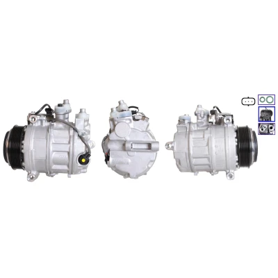 Imagem de ELSTOCK 51 1035 Compressor PAG 46 YF R134a, R1234yf com juntas MERCEDES BENZ: Classe ML, C Sedan