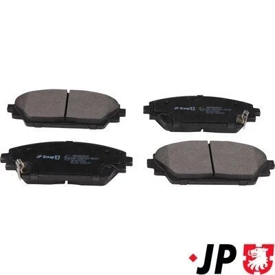 Imagem de JP GROUP 3863604910 Jogo de pastilhas para travão disco Eixo dianteiro com avisador sonoro desgaste MAZDA: CX 3, 3 Sedan, Hatchback
