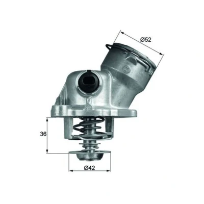 Imagem de MAHLE ORIGINAL TM 29 100D Termóstato, líquido de refrigeração 100 com junta MERCEDES BENZ: Classe E Sedan, CLK Coupe, T modell