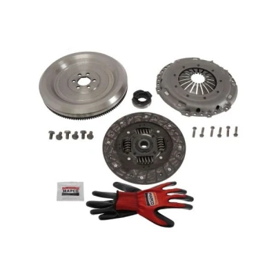 Imagem de MAPCO 10757 Kit de Embraiagem quatro peças com rolamento desembraiagem, volante do motor 228 VOLKSWAGEN: GOLF 4, Polo IV Hatchback, 3