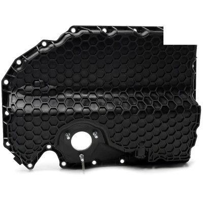 Imagem de METZGER 7990143 Cárter de Óleo com bujão despejo do óleo, sem junta furo para sensor nível óleo PA (poliamida) VOLKSWAGEN: Golf 7