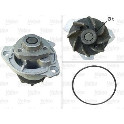 Imagem de VALEO 506798 Bomba de água sem polia com juntas tampa VOLKSWAGEN: Golf 5, 4, Touareg I, AUDI: A3 Hatchback, Sportback, TT Coupe