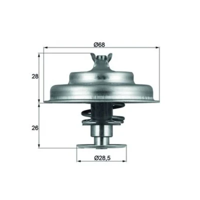 Imagem de MAHLE ORIGINAL TX 75 80D Termóstato, líquido de refrigeração 80 68 com junta CITROËN: Jumper I Van, XM II Hatchback, BX Hatchback
