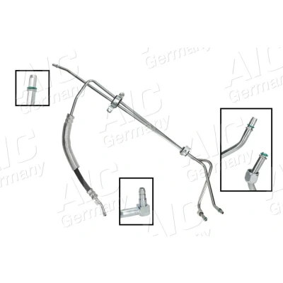 Imagem de AIC 54986 Tubo hidráulico, direcção da bomba hidráulica para a caixa direção, do reservatório de expansão