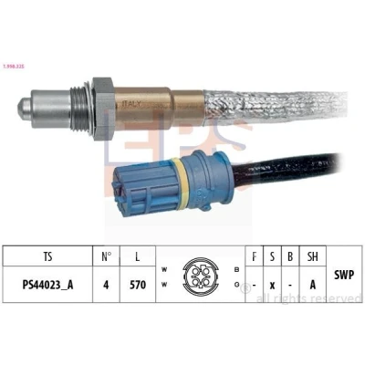 Imagem de EPS 1.998.325 Sonda lambda Made in Italy OE Equivalent com aquecimento, plana, Rosca pré lubrificada BMW: 3 Coupe, Sedan, Touring