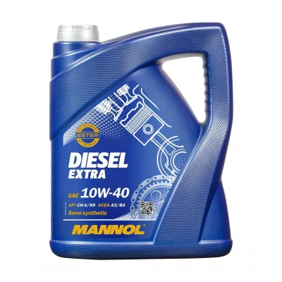 Imagem de Mannol Diesel Extra 10W 40 5l Óleo do motor MN7504 5 VOLKSWAGEN: Passat B5 Variant, TRANSPORTER 4 Bus, GOLF 3, RENAULT: ESPACE 4, Clio LAGUNA 2