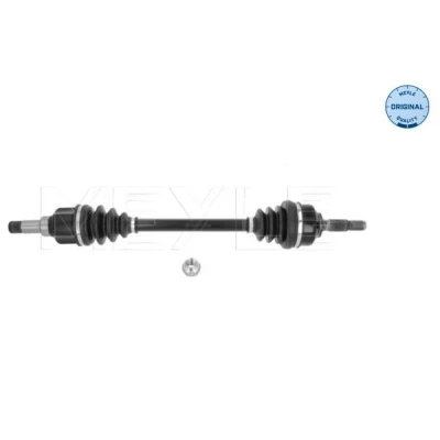 Imagem de MEYLE 11 14 498 1008 Veio de transmissão Eixo dianteiro, lado esquerdo 649mm 24,5mm CITROËN: C2 Hatchback, C3 I PEUGEOT: 1007 Hatchback