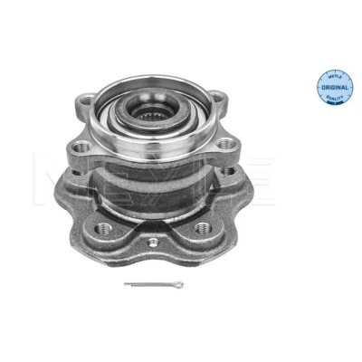 Imagem de MEYLE 36 14 752 0004 Cubo da roda 4 5 114,3 com o rolamento integrado contrapino Eixo traseiro