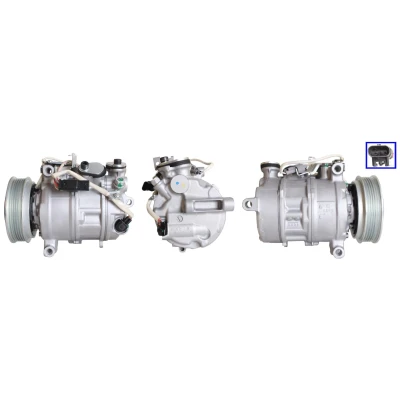 Imagem de LUCAS ACP01120 Compressor PAG 46 YF R134a, R1234yf com juntas MERCEDES BENZ: Classe A