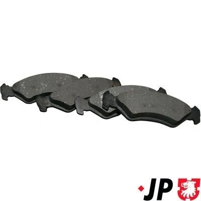 Imagem de JP GROUP 1563601510 Jogo de pastilhas para travão disco Eixo dianteiro excl. contacto aviso desgaste FORD: FIESTA 4, 3, KA Hatchback