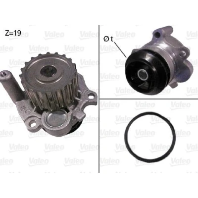 Imagem de VALEO 506533 Bomba de água com juntas sem tampa VOLKSWAGEN: GOLF 4, 2, Bora Sedan, SEAT: Ibiza Leon I Hatchback, Córdoba Sedan