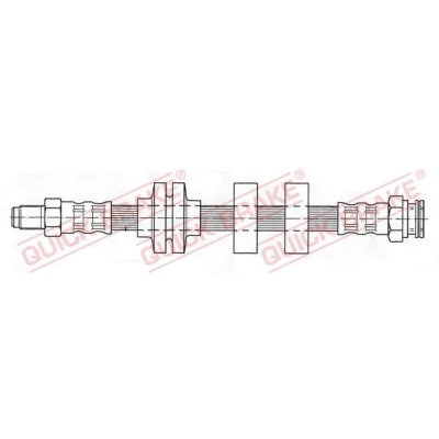 Imagem de QUICK BRAKE 37.904 Mangueira de Travão 438mm M10x1 com rosca interior, exterior ALFA ROMEO: 156 Sedan, Sportwagon, FIAT: Multipla