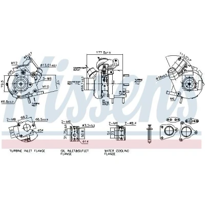 Imagem de NISSENS 93796 Turbocompressor RENAULT: LAGUNA 2 Grandtour, GRAND SCENIC 2, 3 NISSAN: Qashqai / Qashqai+2 I