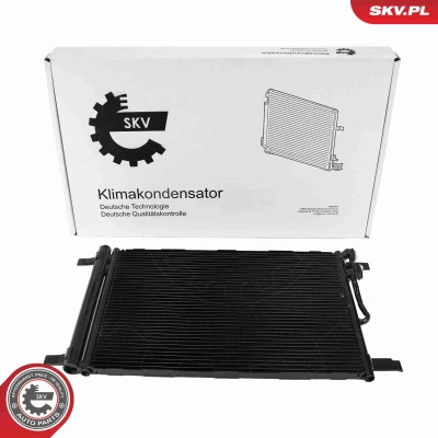 Imagem de ESEN SKV 86SKV253 Condensador com secador Alumínio 574mm VW: Tiguan Allspace (BW2) 1.4 TSI, 2.0 TSI 4motion, TDI, TDI