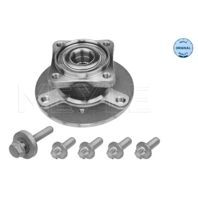 Imagem de MEYLE 014 752 1001 Cubo da roda 3 112 com o rolamento integrado material de montagem Eixo traseiro, ambos os lados ORIGINAL Quality