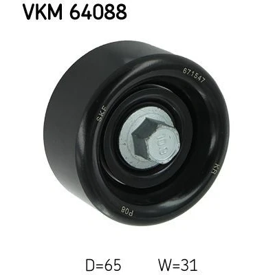 Imagem de SKF VKM 64088 Polia de Desvio HYUNDAI: i20 II Hatchback