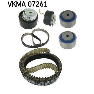 Imagem de SKF VKMA 07261 Jogo de correias dentadas 195 com perfil dentado arredondado LAND ROVER: Discovery 3