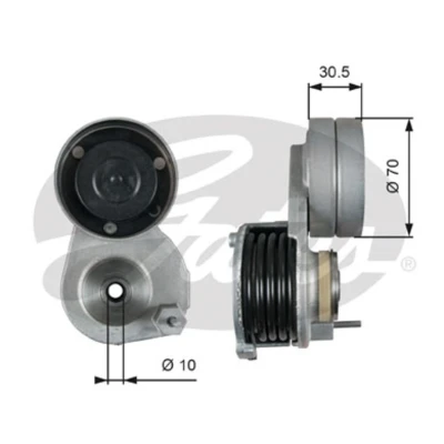 Imagem de GATES T38664 Tensor da Correia Micro V UNIQUE FIT