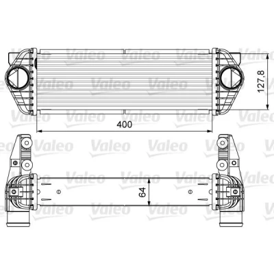 Imagem de VALEO 818607 Intercooler sem válvula de recirculação dos gases escape