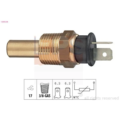 Imagem de EPS 1.830.228 Sensor da Temperatura do Líquido de Refrigeração Made in Italy OE Equivalent MITSUBISHI: PAJERO 2, 1, HYUNDAI: H 1 / Starex MPV