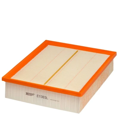 Imagem de HENGST FILTER E1303L Filtro de ar 62 232 285 Cartucho filtrante VOLKSWAGEN: Polo V Hatchback, SEAT: Ibiza 4 Sportcoupe, Toledo 4, AUDI: A1 Hatchback