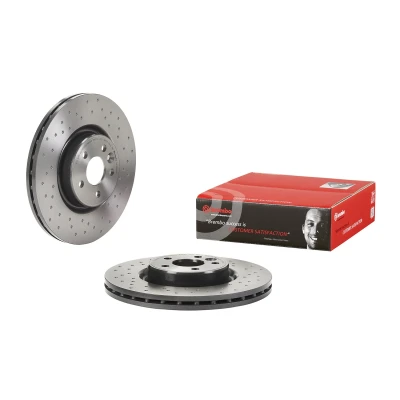 Imagem de BREMBO 09.9586.1X Disco de travão 336 28 5 perfurado/ventilado revestido alto carbono VOLVO: V60 I, S60 II, V70 3
