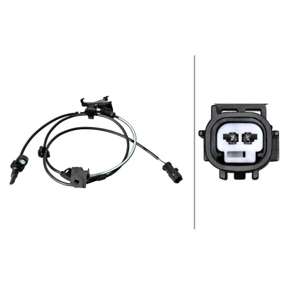 Imagem de HELLA 6PU 358 217 771 Sensor de ABS com grampo Hall 2pólos 1138mm