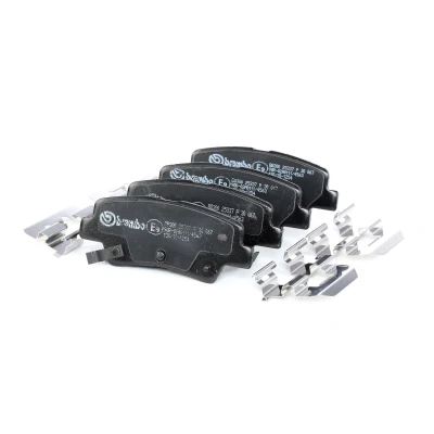 Imagem de BREMBO P 30 067 Jogo de pastilhas para travão disco com avisador sonoro desgaste chapa anti ruído acessórios KIA: RIO 3, CARENS 4 endado
