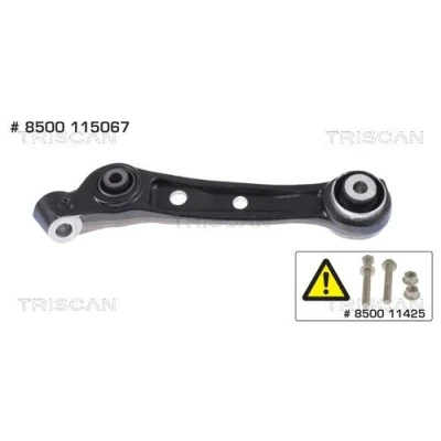 Imagem de TRISCAN 8500 115067 Braço de suspensão sem articulação suspensão/guia, com apoio borracha transversal Aço fundido BMW: 5 Touring
