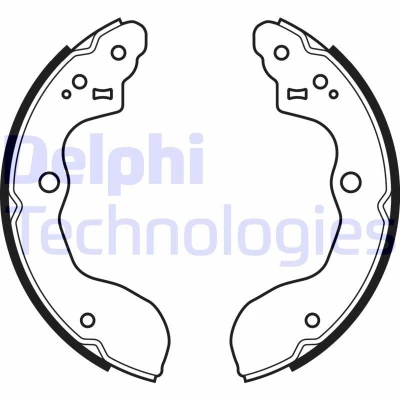 Imagem de DELPHI LS2071 Maxilas de Travão 220 36 SUZUKI: SX4 I Hatchback
