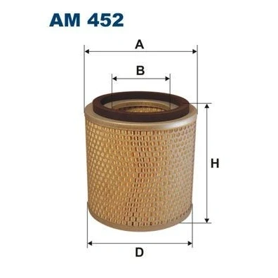 Imagem de FILTRON AM 452 Filtro de ar 163 154 Cartucho filtrante OPEL: Campo, ISUZU: Campo / Faster