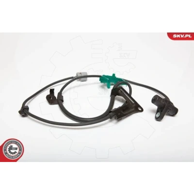 Imagem de ESEN SKV 06SKV195 Sensor de ABS Eixo dianteiro 2pólos 850mm 12V elétrico cinzento oval Fêmea