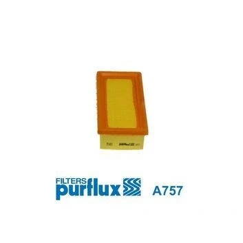 Imagem de PURFLUX A757 Filtro de ar 48 90 177 Cartucho filtrante FIAT: Panda I Hatchback, Uno Tipo LANCIA: Y10