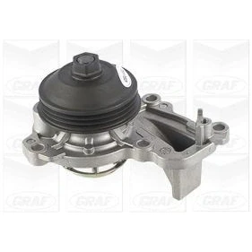 Imagem de GRAF PA1239 Bomba de água com junta mecânico Chapa aço 65,8 para accionamento da correia trapezoidal estriada PEUGEOT: 308 II Hatchback