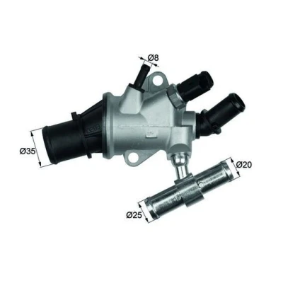 Imagem de MAHLE ORIGINAL TI 157 88 Termóstato, líquido de refrigeração ALFA ROMEO: 156 Sportwagon, Sedan, LANCIA: Lybra Carrinha, Sedan