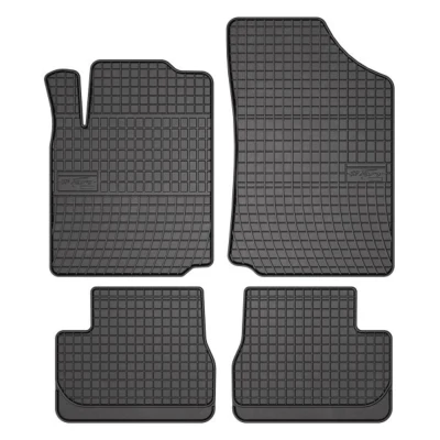 Imagem de FROGUM 545972 Conjunto de tapete chão Borracha à frente e atrás 4 preto medida CITROËN: C3 I Hatchback, C2 C5 II Hatchback
