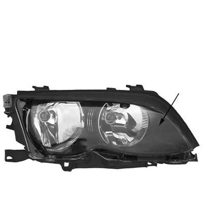 Imagem de VAN WEZEL 0649964 Farol Principal à direita H7/H7 para circulação pela com motor de regulação do alcance dos faróis PX26d BMW: 3 Sedan