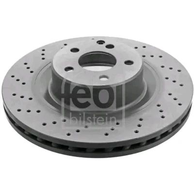 Imagem de FEBI BILSTEIN 44032 Disco de travão Eixo dianteiro 345,1 32 5 112 perfurado/ventilado revestido alto carbono MERCEDES BENZ: Classe S Sedan