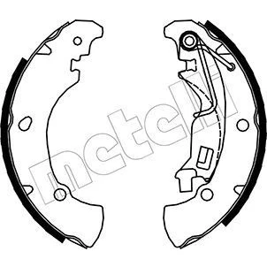 Imagem de METELLI 53 0084 Maxilas de Travão 203,2mm 39mm com mola FIAT: Punto II Hatchback, Idea, LANCIA: Musa